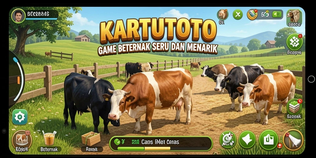 Antarmuka pengguna KARTUTOTO menampilkan pengalaman Beternak yang menarik.