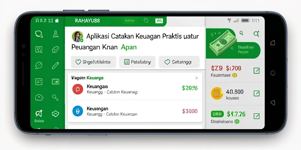 Tampilan antarmuka RAHAYU88 yang memudahkan pencatatan keuangan.