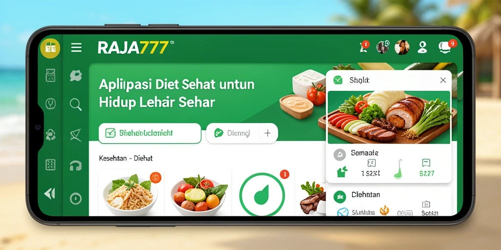Antarmuka RAJA777 yang intuitif untuk Diet Sehat.